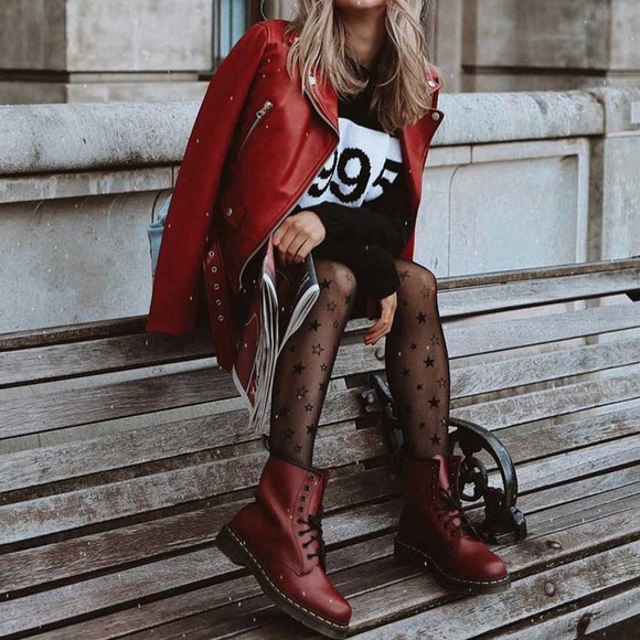 Dr. Martens 1460 W 8 Eye Boots - Picture 2 of 10